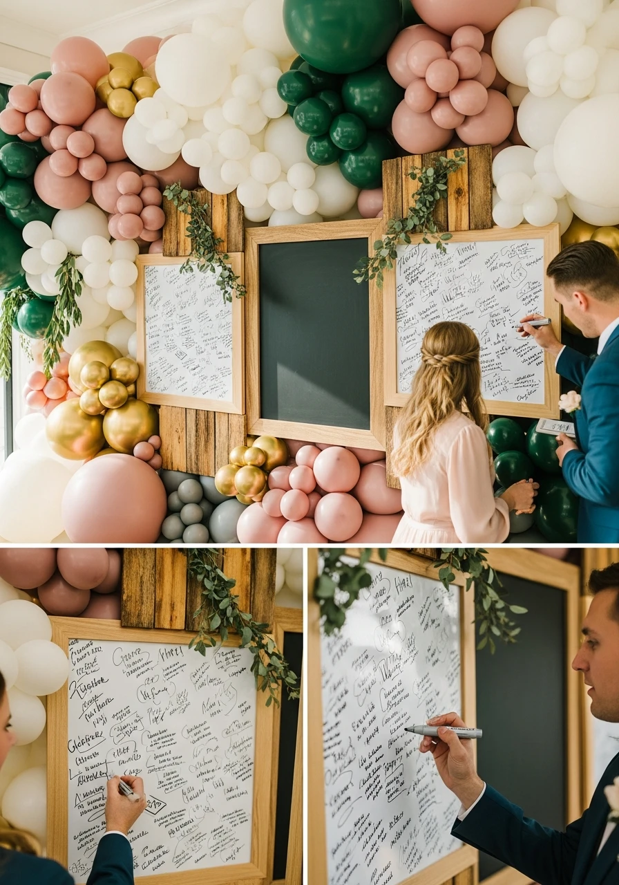 Interactive Message Board - 50 Amazing Balloon Backdrop Ideas for Your Next Party