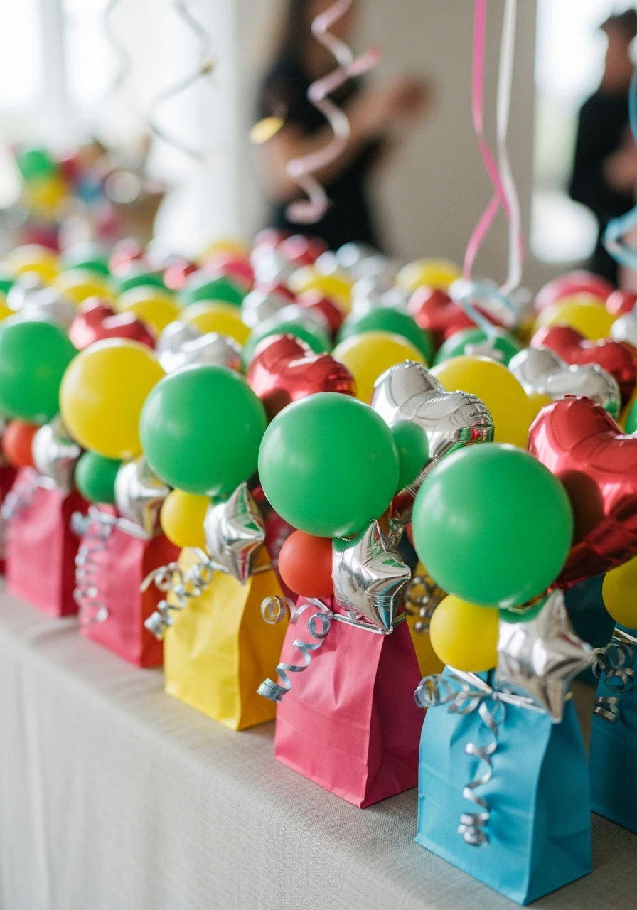 Take-Home Balloon Favors - 50 Amazing Birthday Balloon Ideas That Make Planning Easy