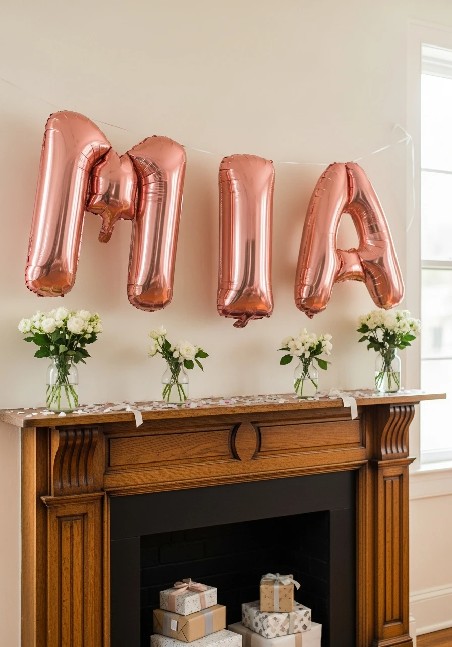 Spell Out Their Name - 50 Amazing Birthday Balloon Ideas That Make Planning Easy