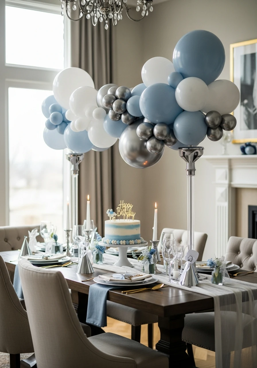 Define the Dining Zone - 50 Amazing Birthday Balloon Ideas That Make Planning Easy