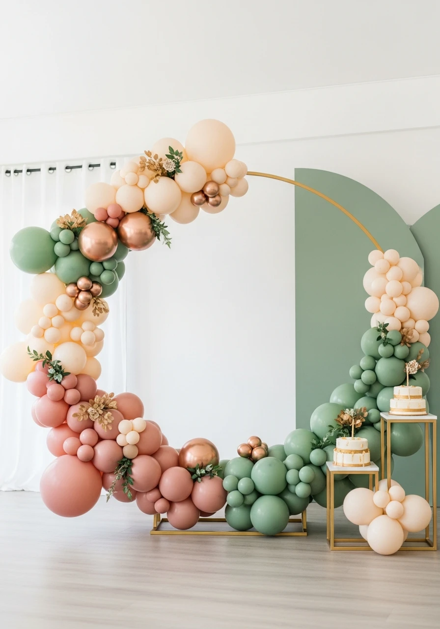 Trendy Balloon Hoop - 50 Amazing Birthday Balloon Ideas That Make Planning Easy