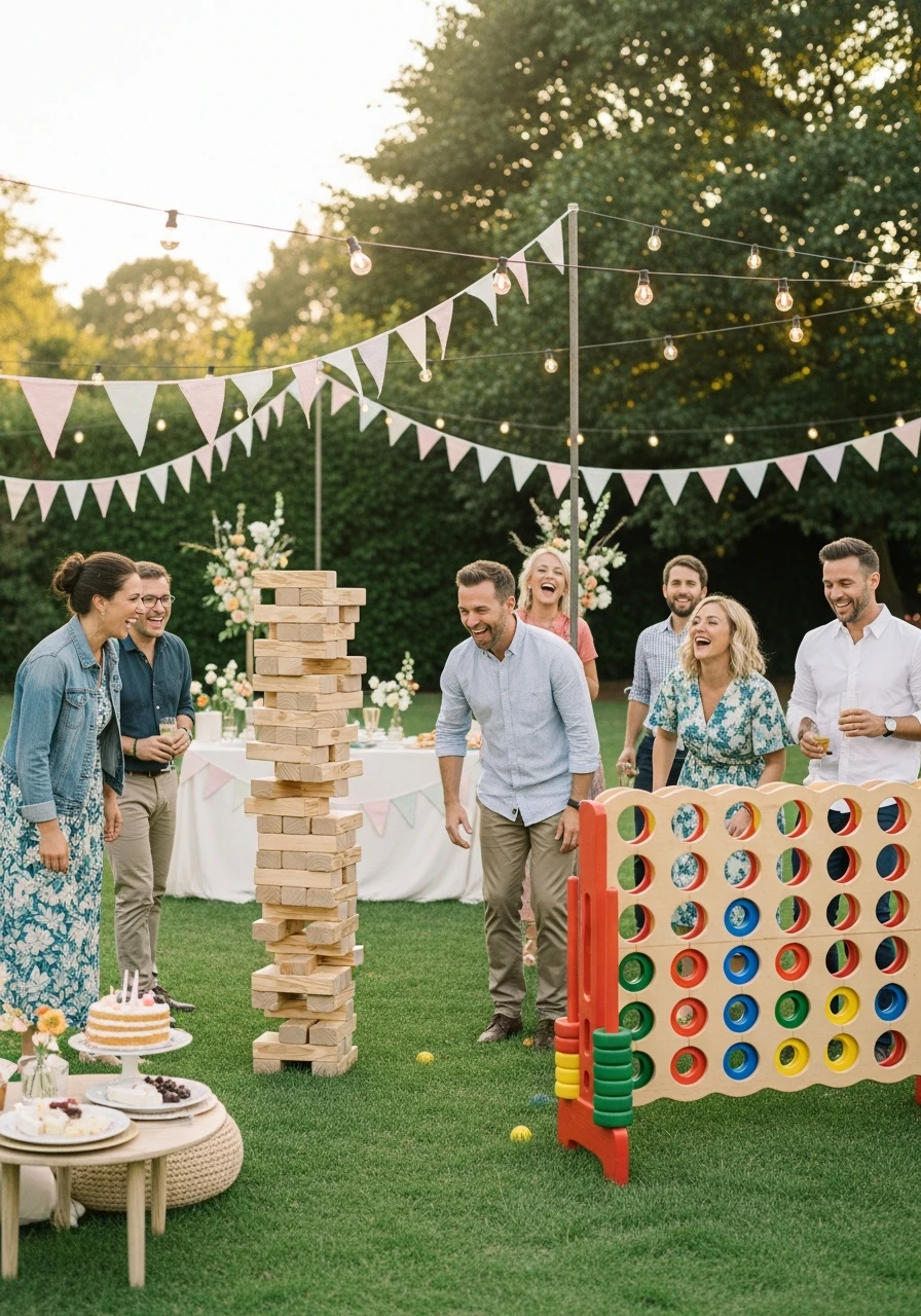 The Classic Lawn Games Corner - Perfect Birthday Garden Party Ideas