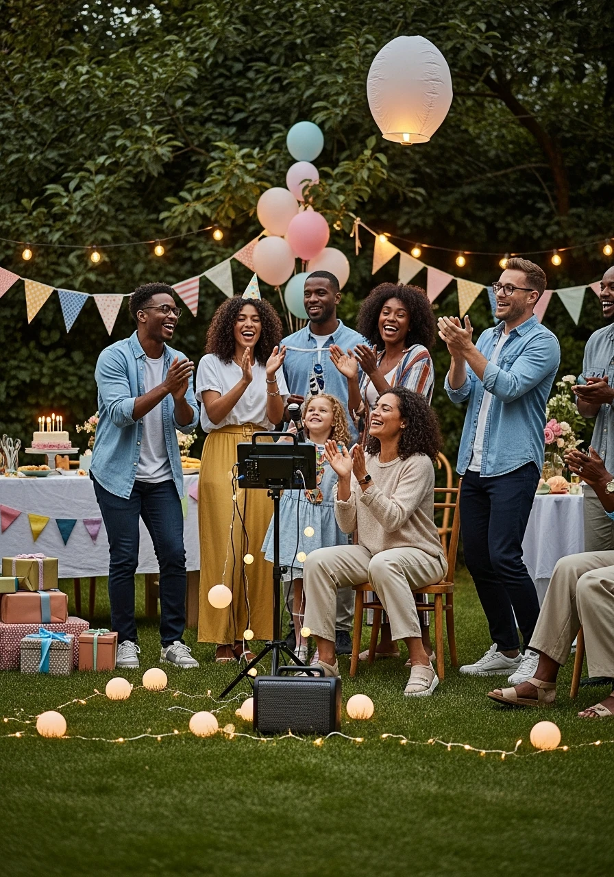 Sing Outdoor Karaoke - Perfect Birthday Garden Party Ideas
