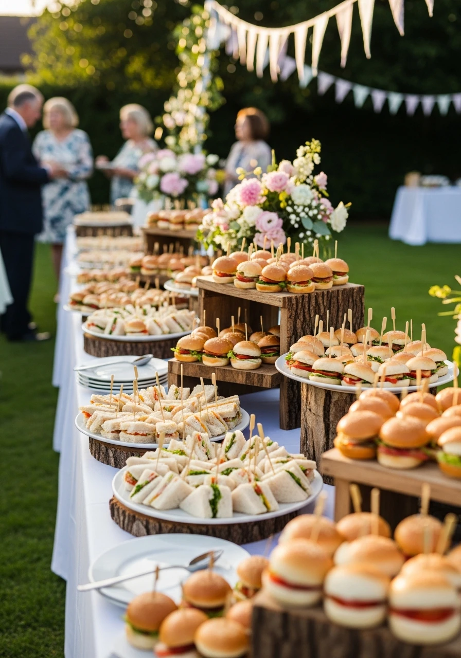 Easy Outdoor Sandwich Bar - Perfect Birthday Garden Party Ideas