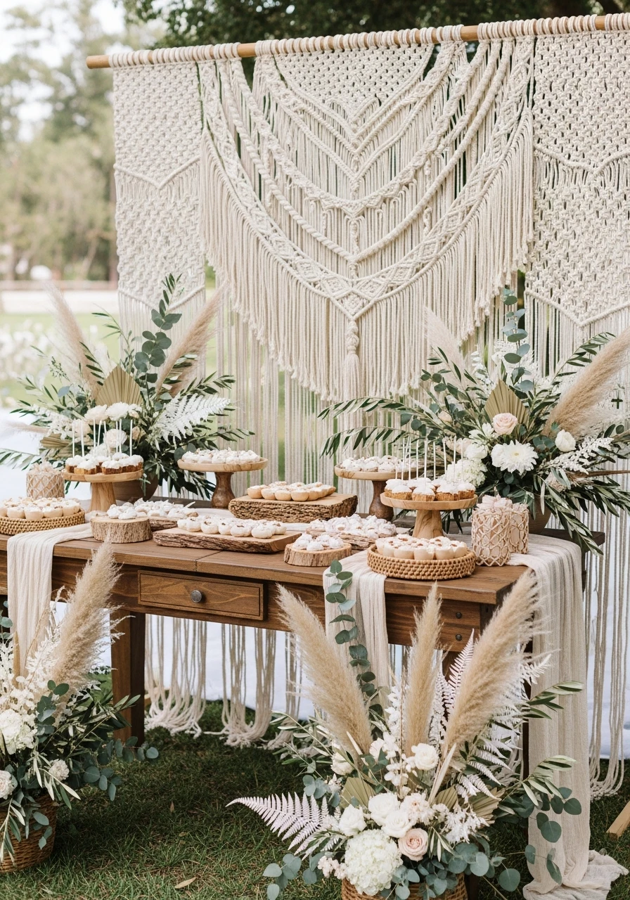 Texture with Macramé - 50 Dreamy Boho Baby Shower Ideas for a Perfect Celebration