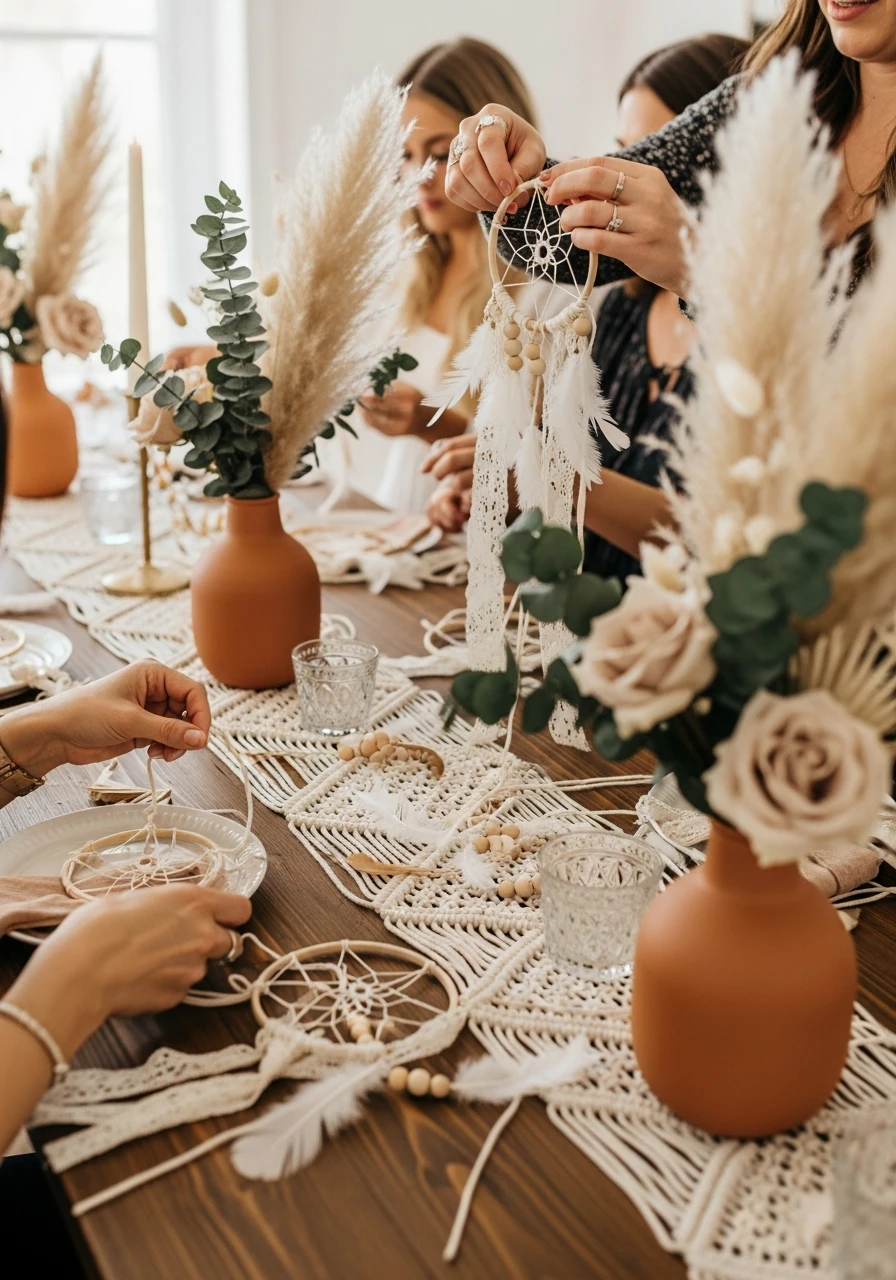 Handcrafted Favor Activity - 50 Dreamy Boho Baby Shower Ideas for a Perfect Celebration