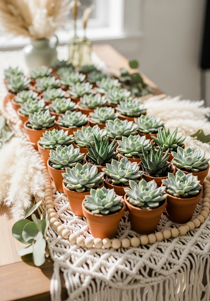 Green Take-Home Gifts - 50 Dreamy Boho Baby Shower Ideas for a Perfect Celebration
