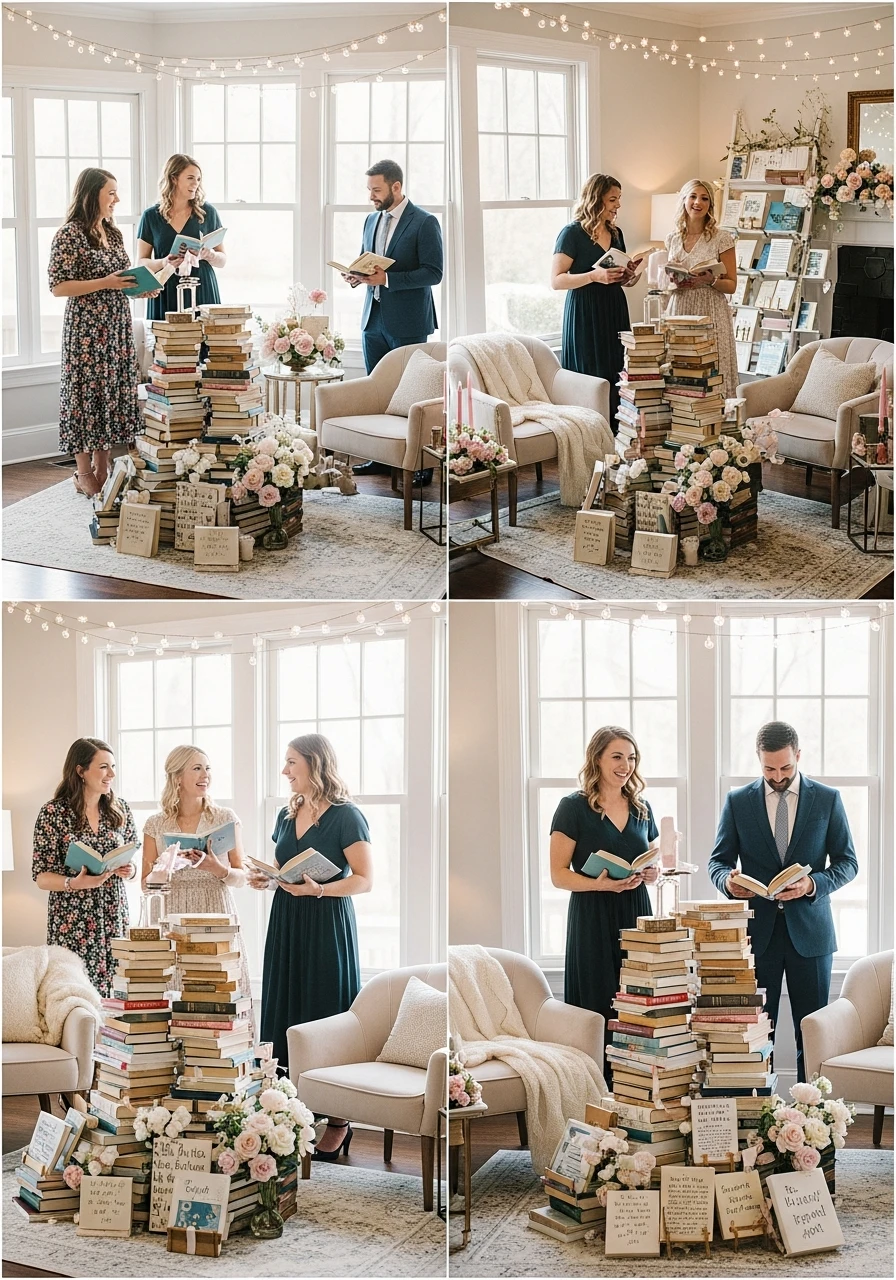 Book Lover Theme - 50 Best Bridal Shower Ideas at Home