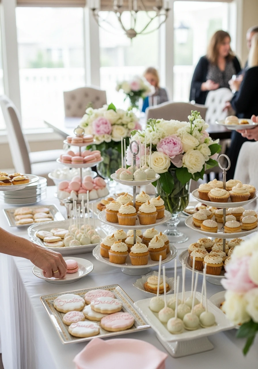 Sweet Dessert Buffet - 50 Best Bridal Shower Ideas at Home