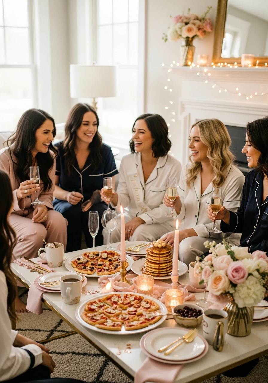 Relaxed Pajama Party - 50 Best Bridal Shower Ideas at Home