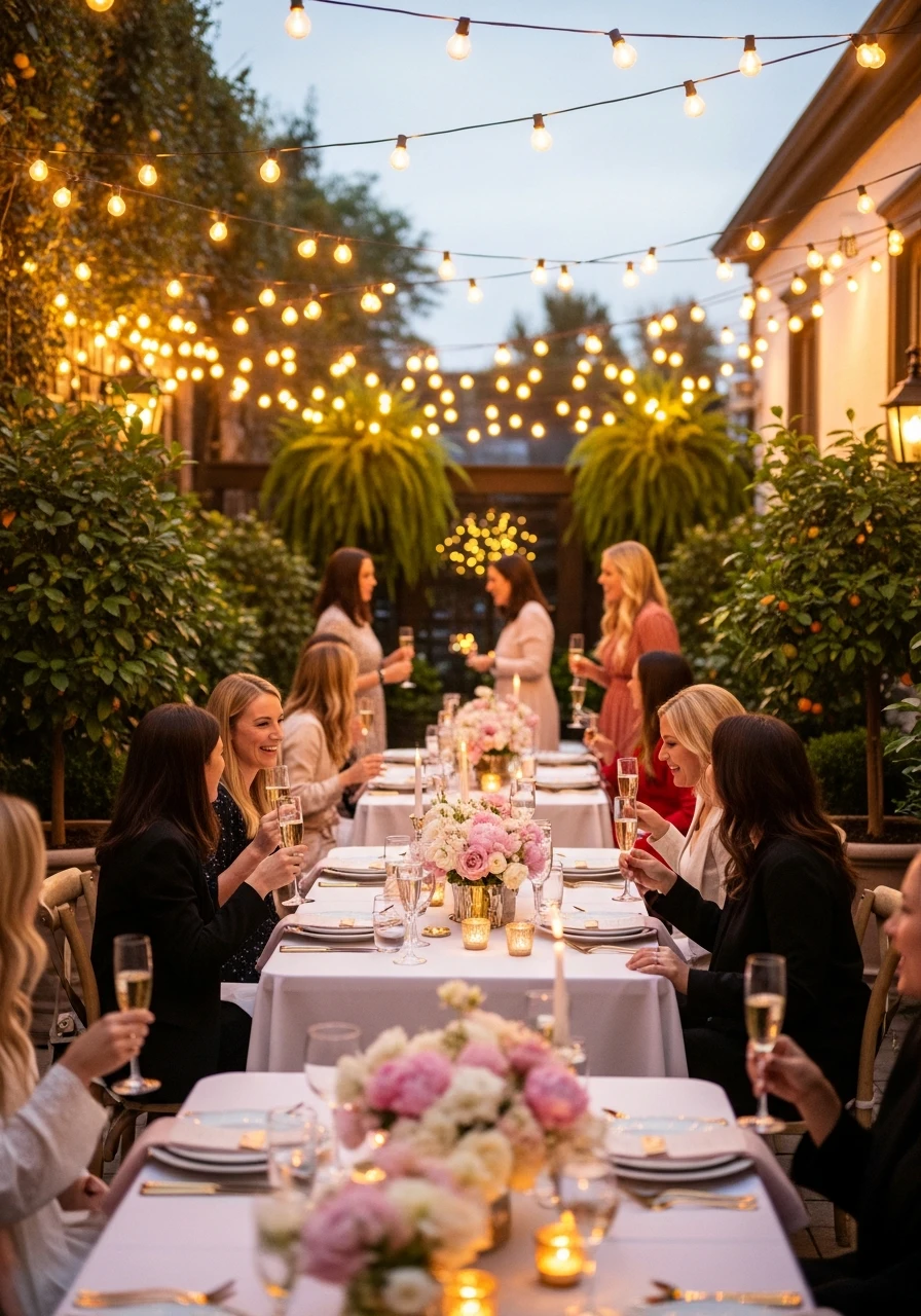 Patio String Light Party - 50 Best Bridal Shower Ideas at Home