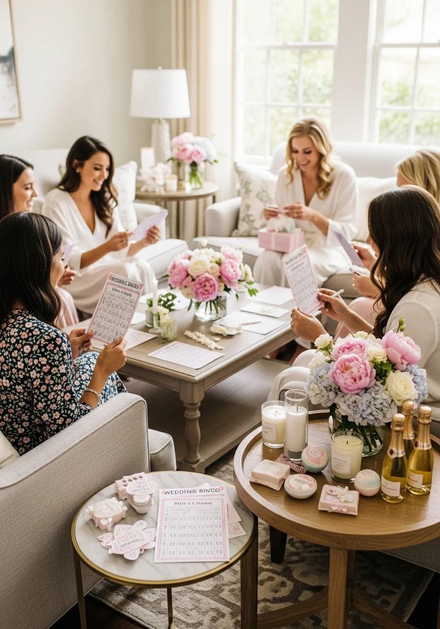 Wedding Bingo Game - 50 Best Bridal Shower Ideas at Home