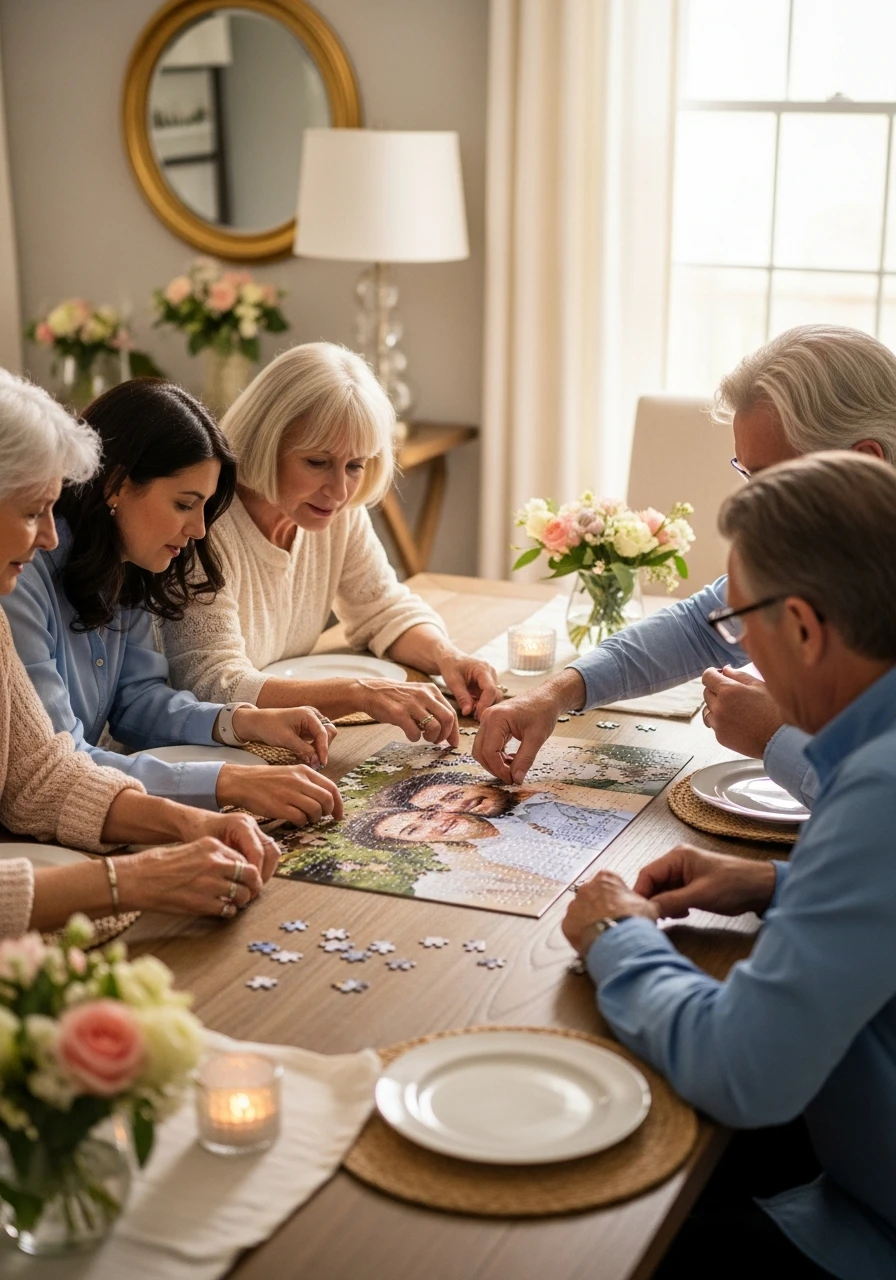 Personalized Puzzle Fun - 50 Best Bridal Shower Ideas at Home