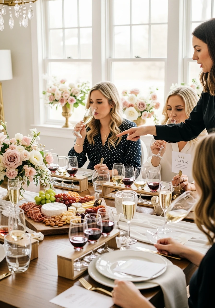 Guided Drink Tasting - 50 Best Bridal Shower Ideas at Home