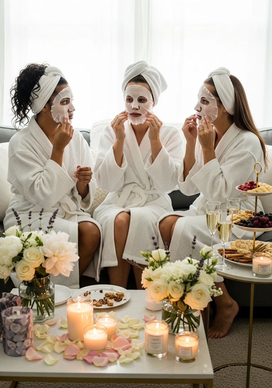Home Spa Pampering Day - 50 Best Bridal Shower Ideas at Home