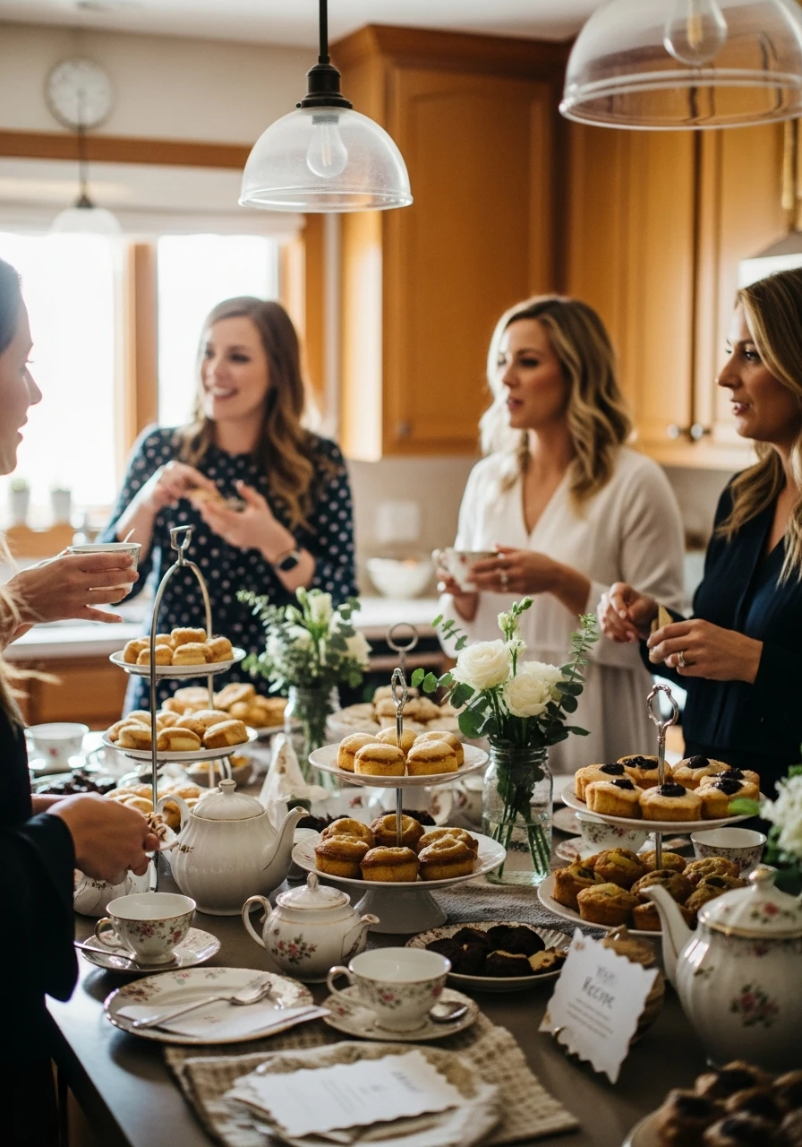 Intimate Kitchen Tea - 50 Best Bridal Shower Ideas at Home