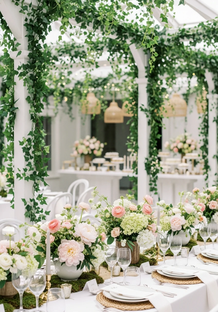 Lush Garden Party Theme - 50 Gorgeous Bridal Shower Decorations Ideas