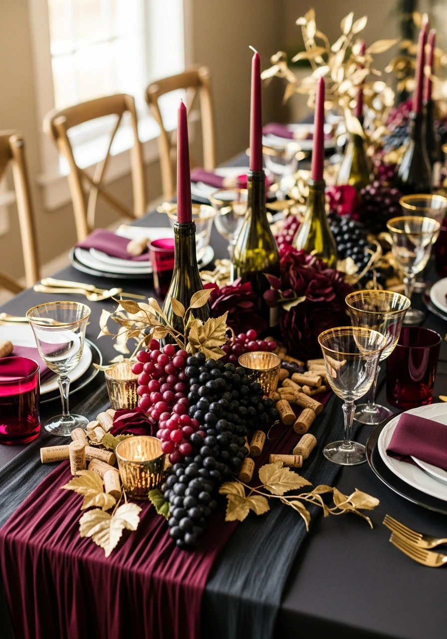 Sophisticated Wine Theme - 50 Gorgeous Bridal Shower Decorations Ideas