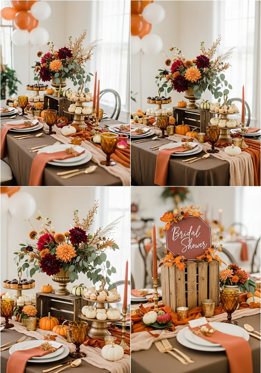 Seasonal Theme Decor - 50 Best Bridal Shower Set Up Ideas