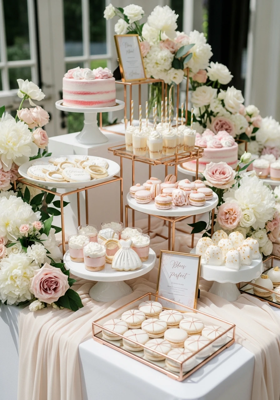 Sweet Centerpiece Table - 50 Best Bridal Shower Set Up Ideas