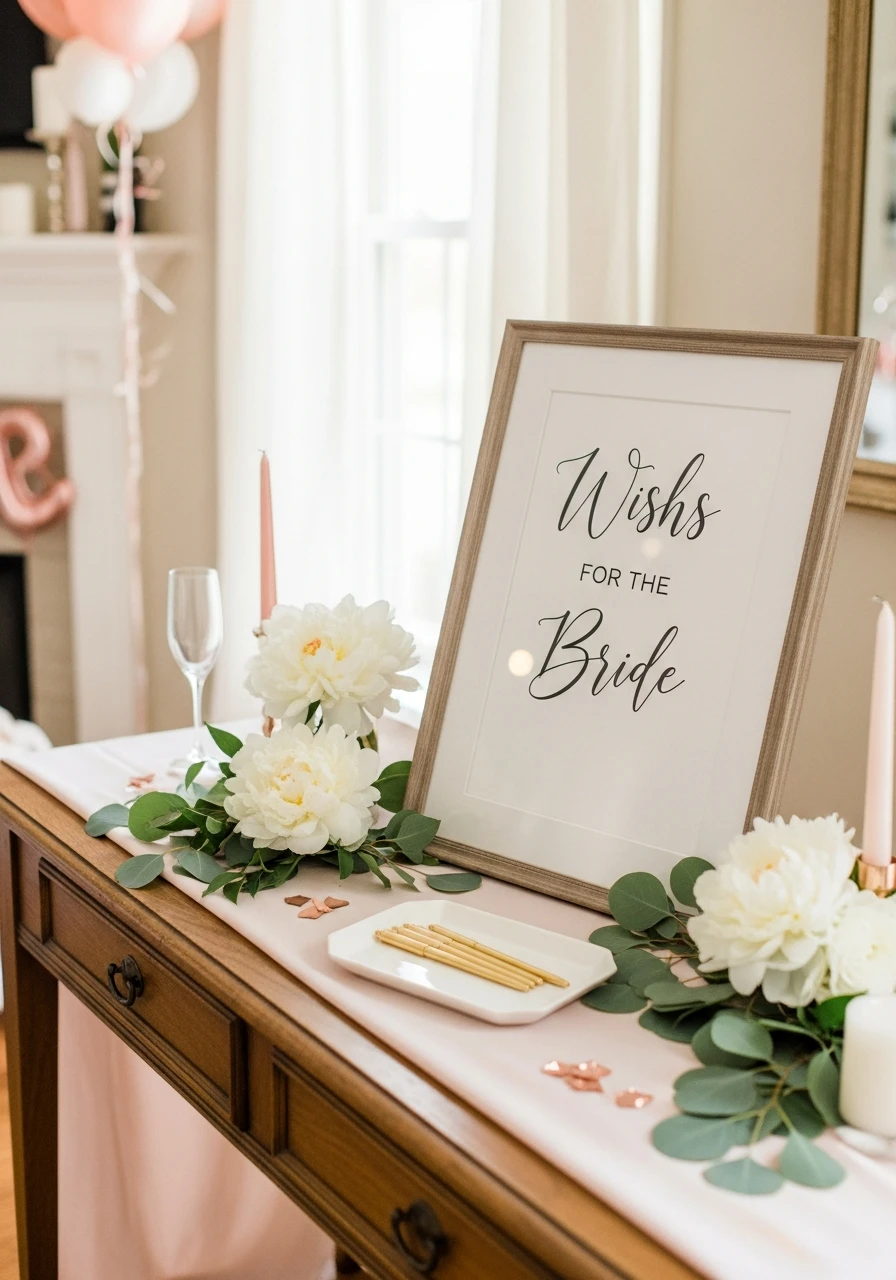 Bridal Wishes Message Board - 30 Bride to Be Decoration Ideas at Home