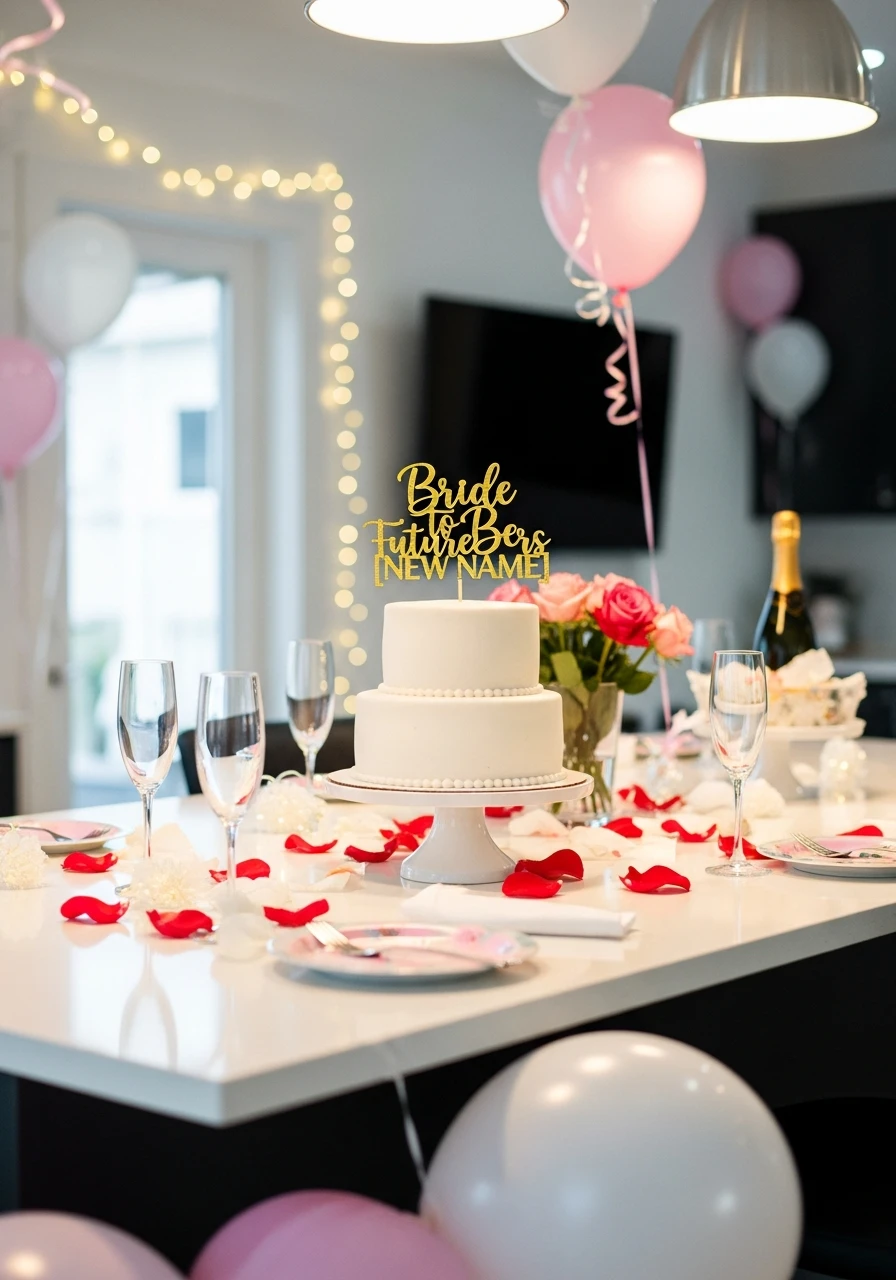 Bride to Be Cake Topper - 30 Bride to Be Decoration Ideas at Home