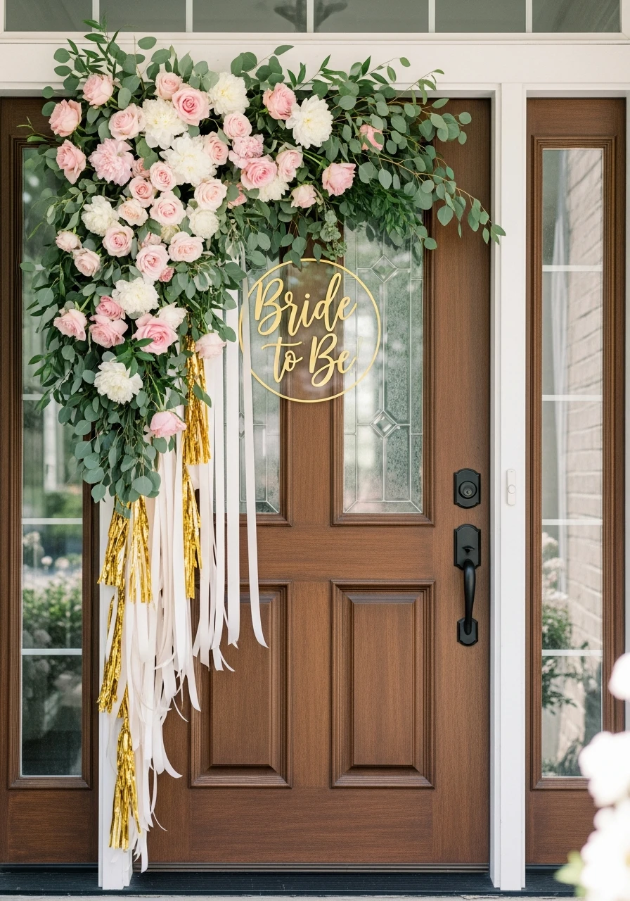 Front Door Decor - 30 Bride to Be Decoration Ideas at Home