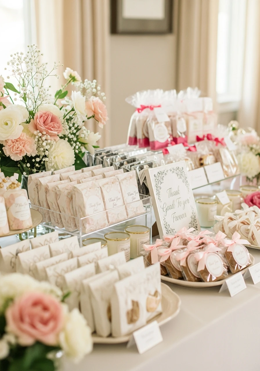Favor Display Table - 30 Bride to Be Decoration Ideas at Home