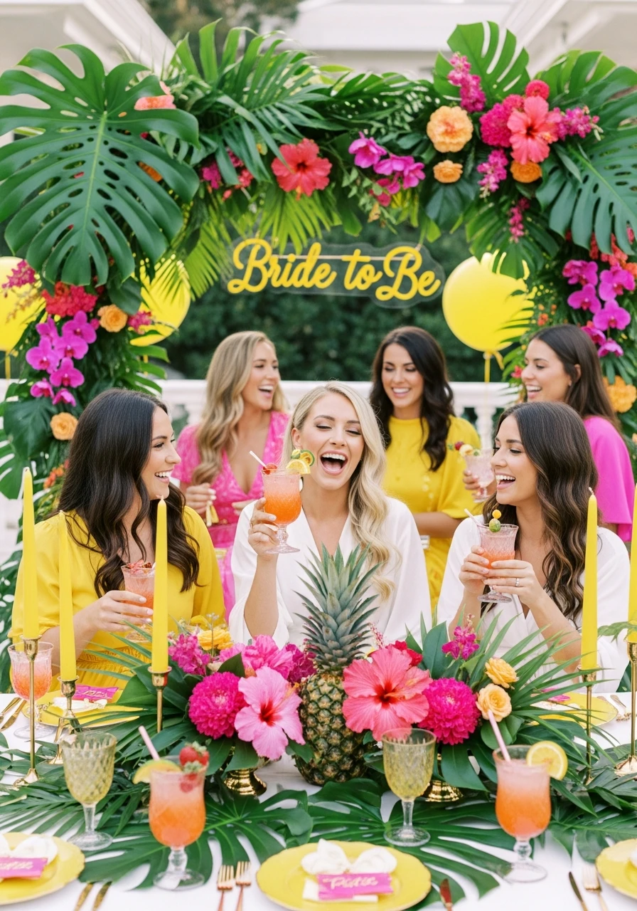 Tropical Paradise Theme - 50 Amazing Bride to be Theme Ideas for the Perfect Party