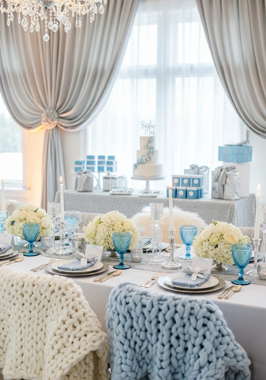 Cozy Winter Wonderland - 50 Amazing Bride to be Theme Ideas for the Perfect Party