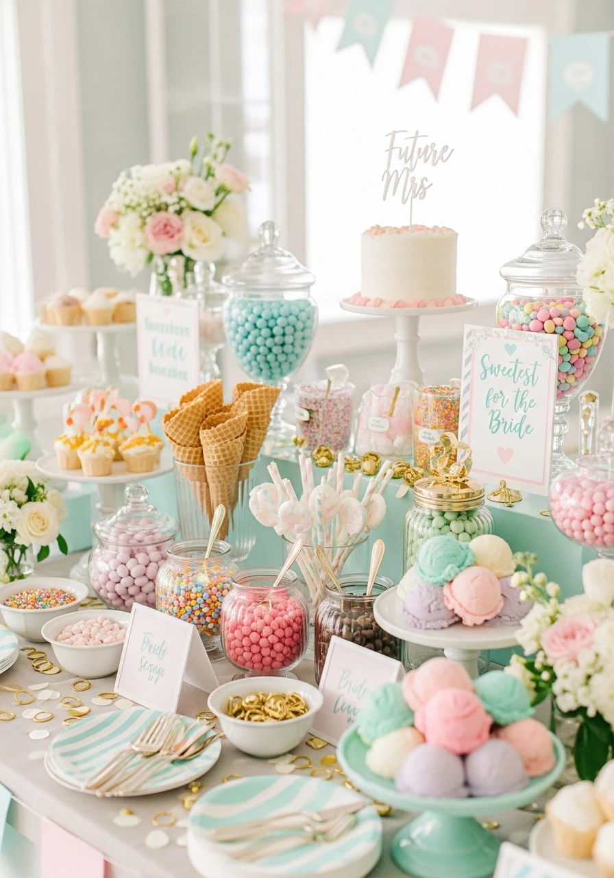 Ice Cream Shop Party - 50 Amazing Bride to be Theme Ideas for the Perfect Party