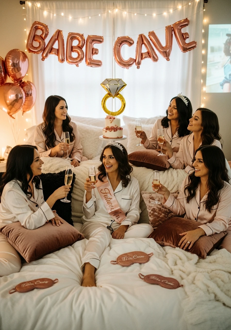 Princess Sleepover Party - 50 Amazing Bride to be Theme Ideas for the Perfect Party