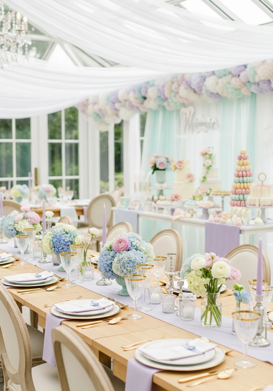 Whimsical Pastel Dream - 50 Amazing Bride to be Theme Ideas for the Perfect Party
