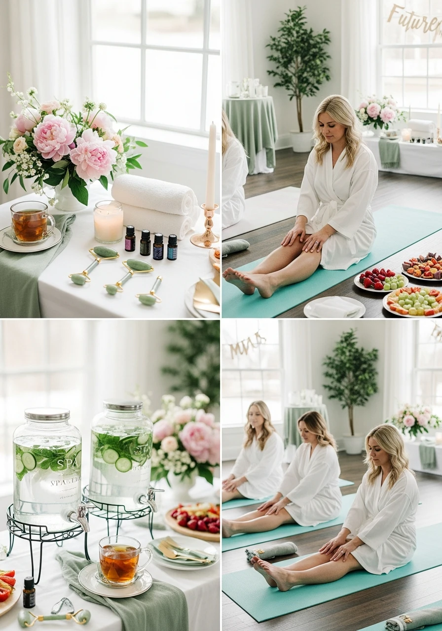 Calm Wellness Party - 50 Amazing Bride to be Theme Ideas for the Perfect Party