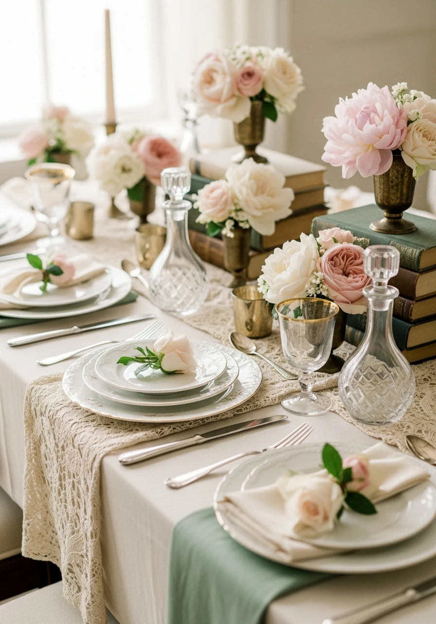 Vintage Romance Theme - 50 Amazing Bride to be Theme Ideas for the Perfect Party