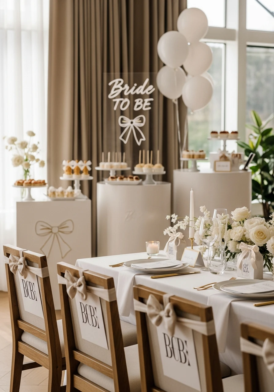 Modern Digital Aesthetic - 50 Amazing Bride to be Theme Ideas for the Perfect Party