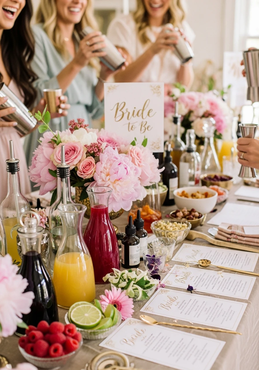 DIY Cocktail Bar Fun - 50 Amazing Bride to be Theme Ideas for the Perfect Party