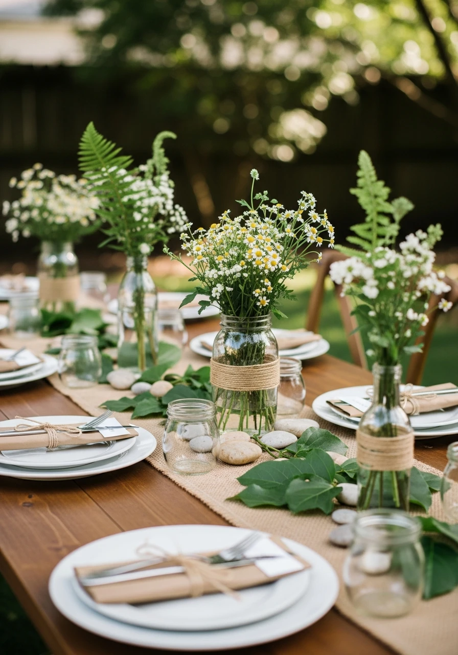 Natural Garden Aesthetic - 50 Cheap Bridal Shower Ideas That Look Expensive