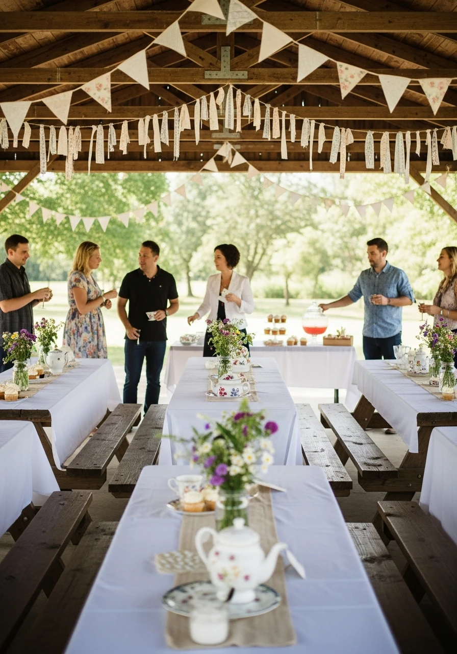 Use a Local Park Pavilion - 50 Cheap Bridal Shower Ideas That Look Expensive