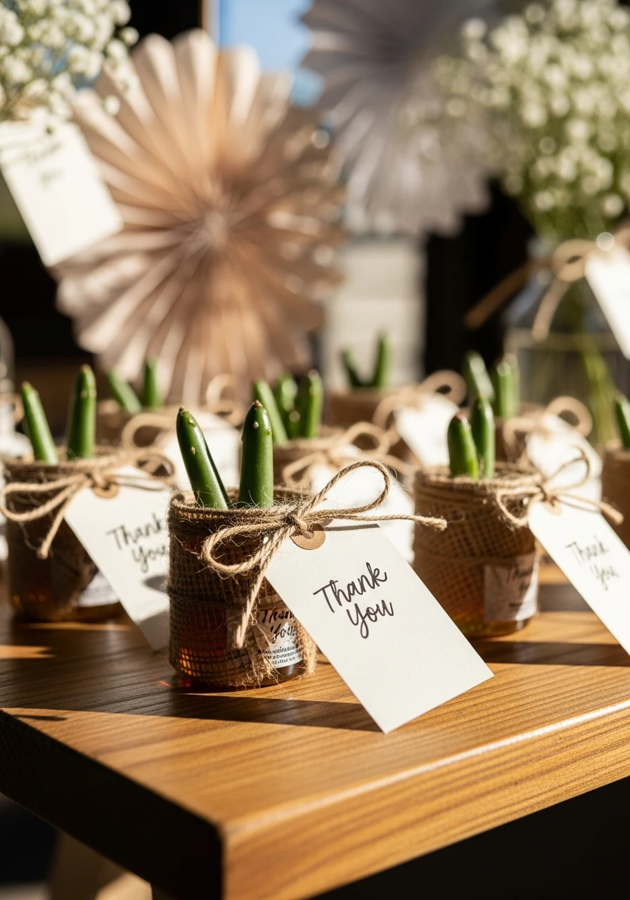 Use Simple Thank-You Tags - 50 Cheap Bridal Shower Ideas That Look Expensive