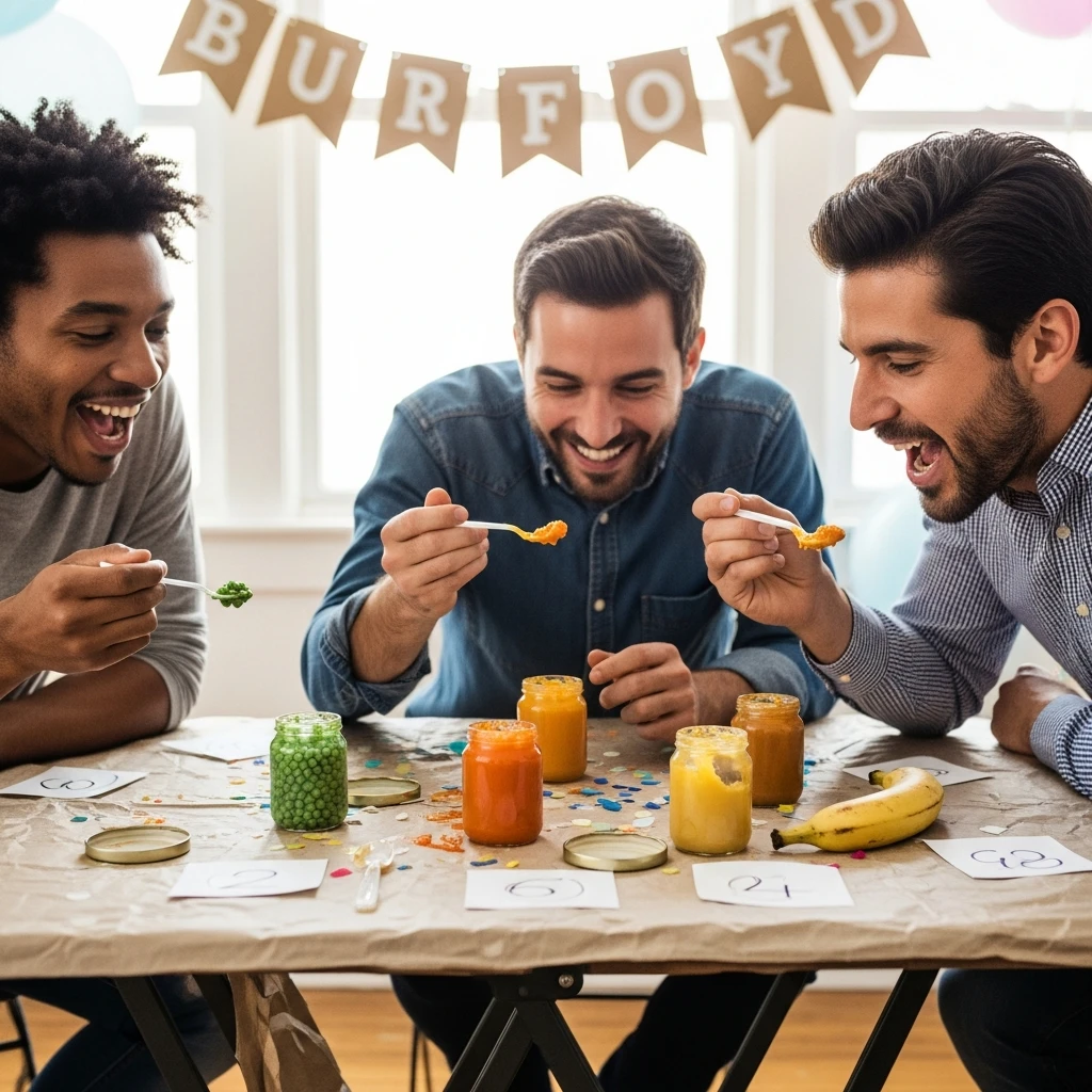 Guess the Baby Food Game - 50 Cheap Baby Shower Ideas That Look Amazing