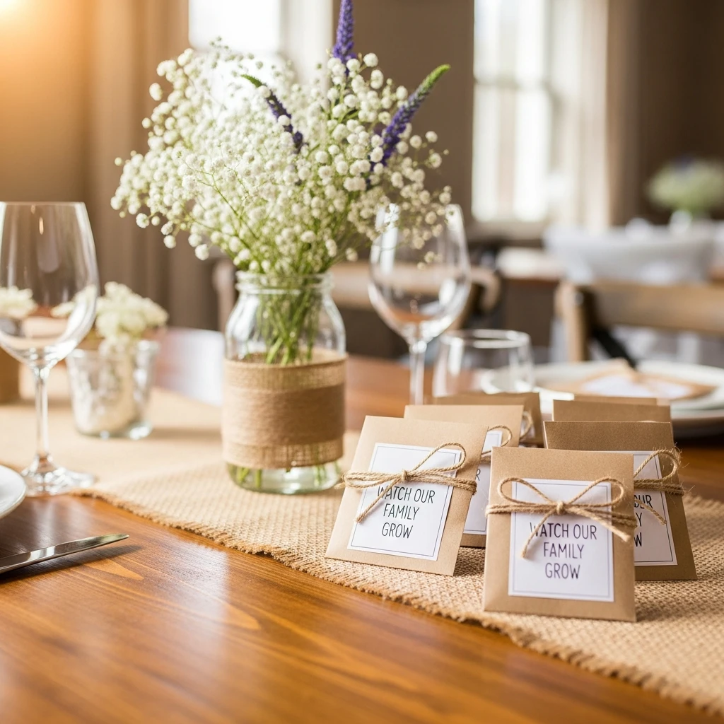 Seed Packet Favors - 50 Cheap Baby Shower Ideas That Look Amazing