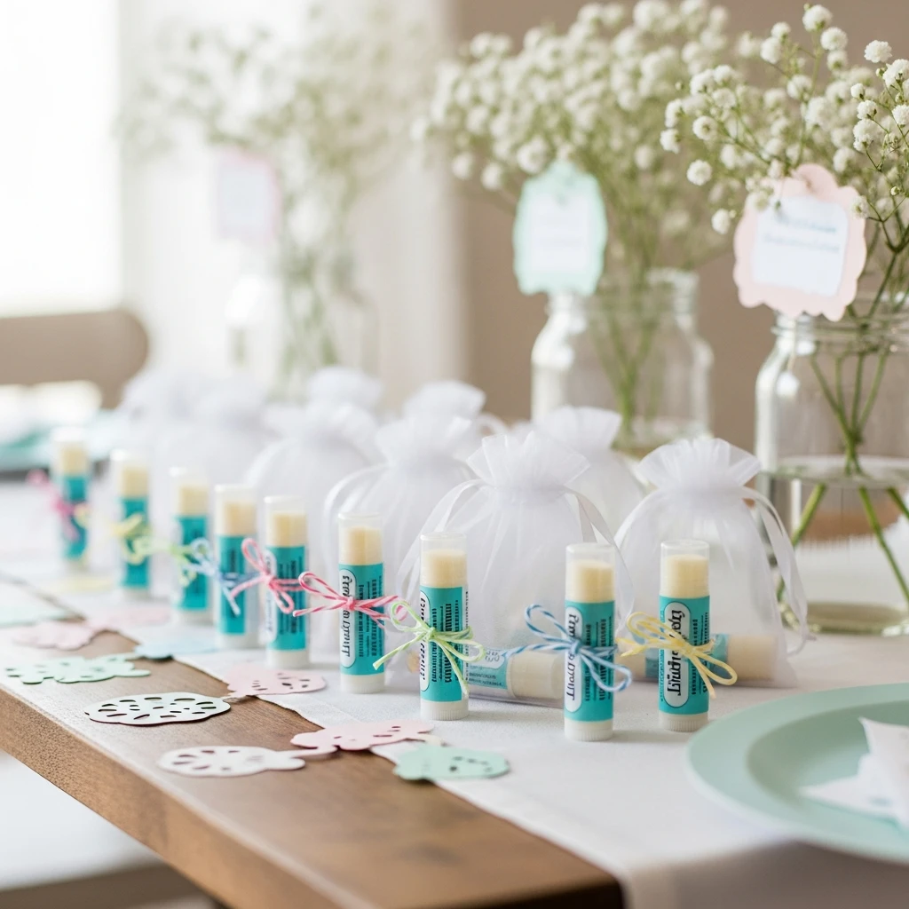 Lip Balm Multipacks - 50 Cheap Baby Shower Ideas That Look Amazing