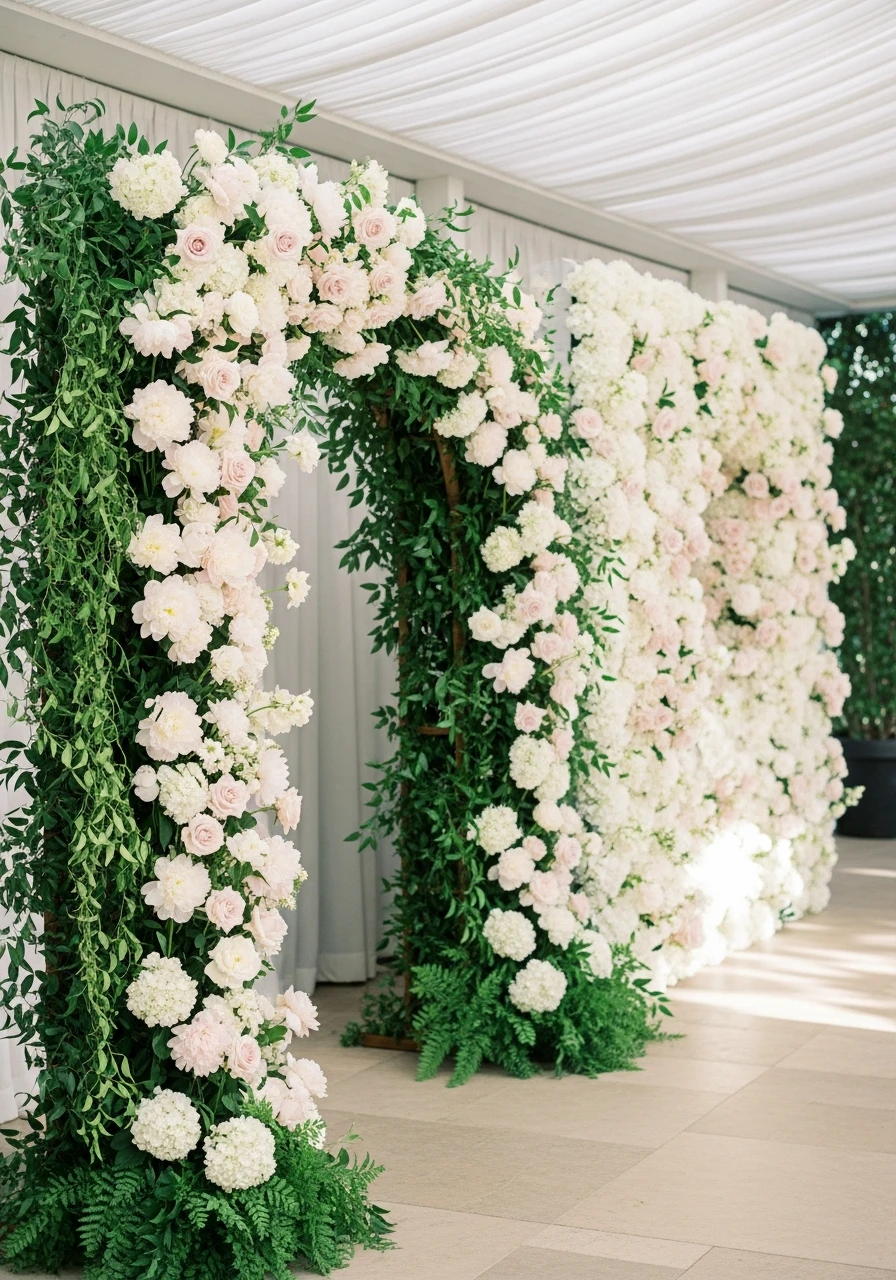Floral Photo Backdrop - 50 Best Garden Bridal Shower Ideas for the Perfect Party