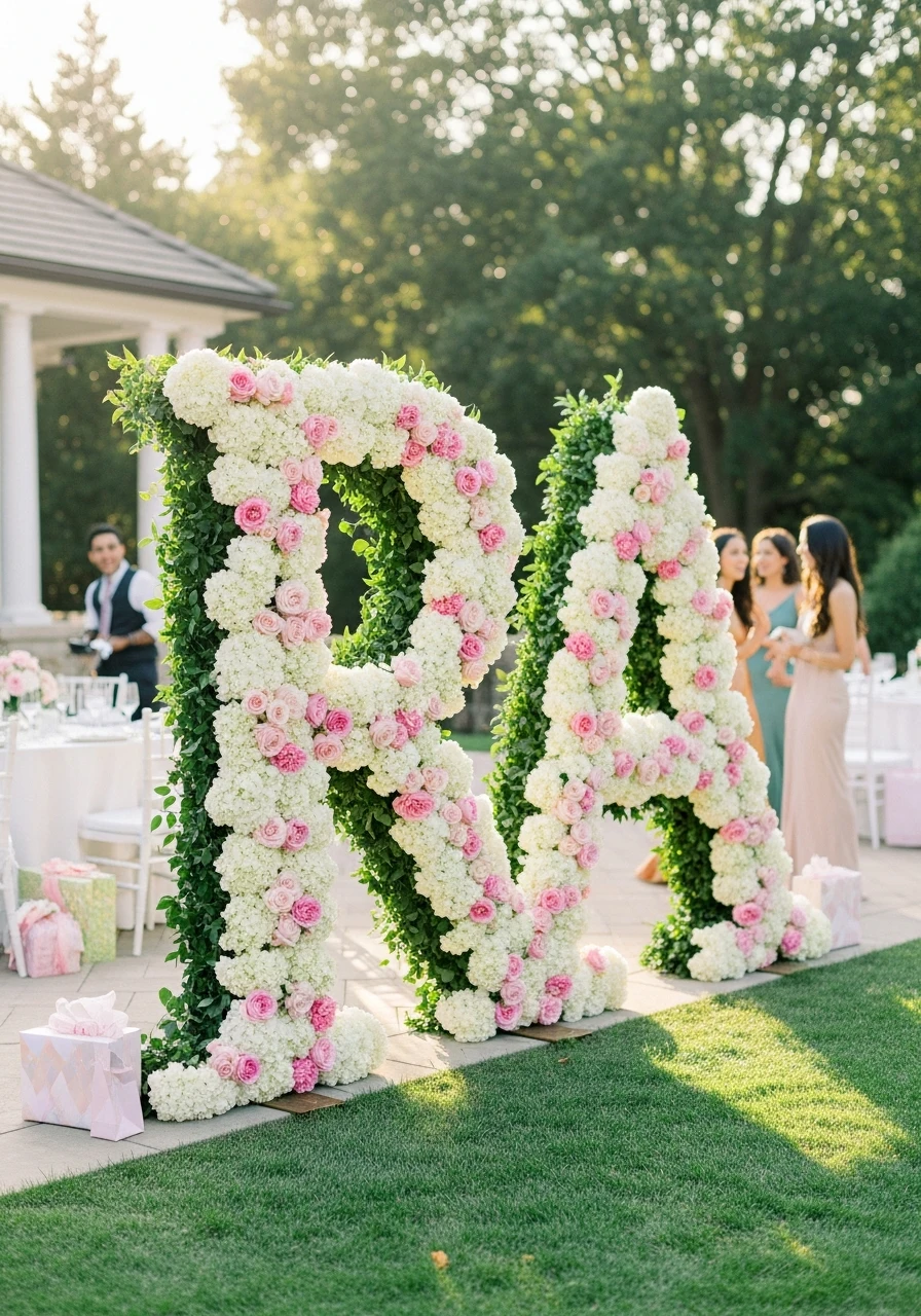Flower Name Letters - 50 Best Garden Bridal Shower Ideas for the Perfect Party