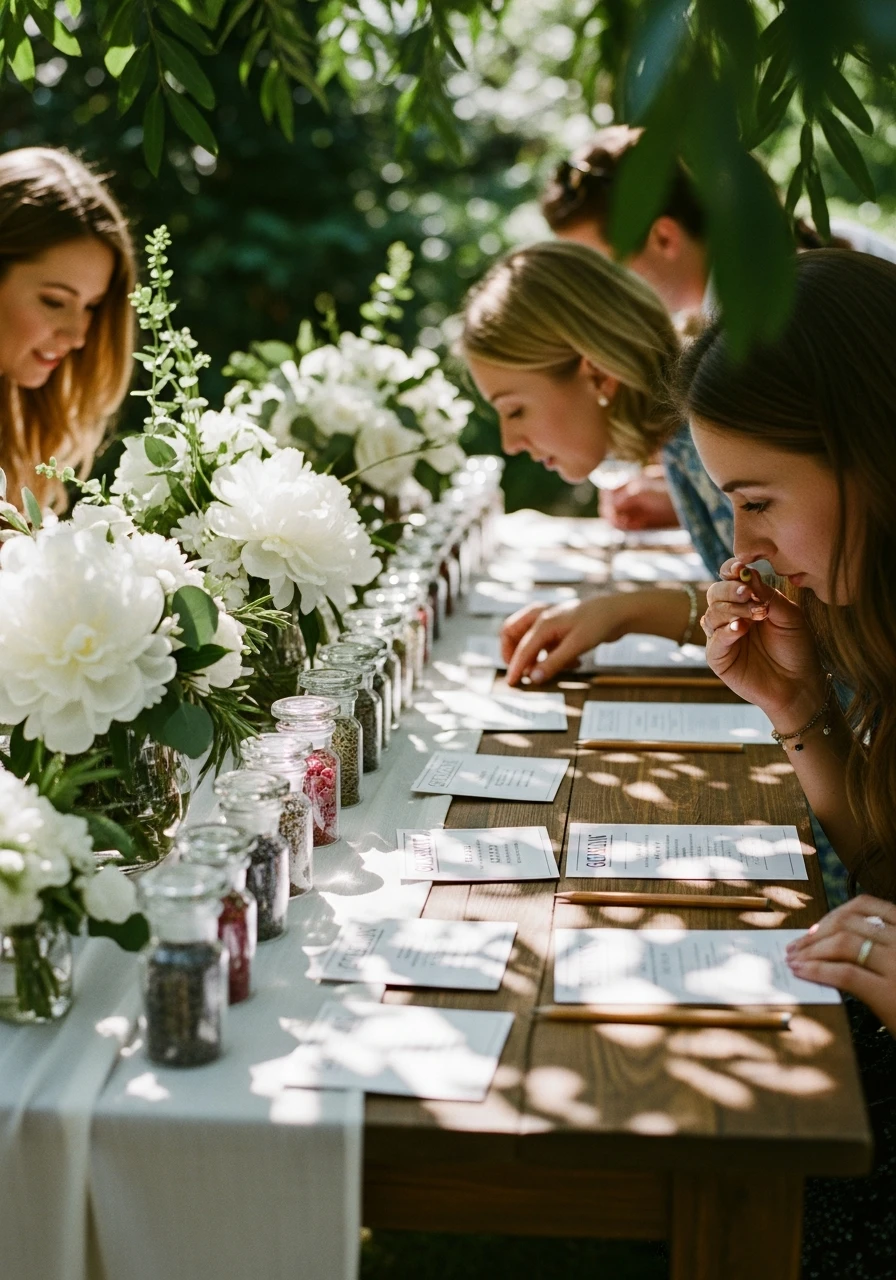 Scent Guessing Game - 50 Best Garden Bridal Shower Ideas for the Perfect Party