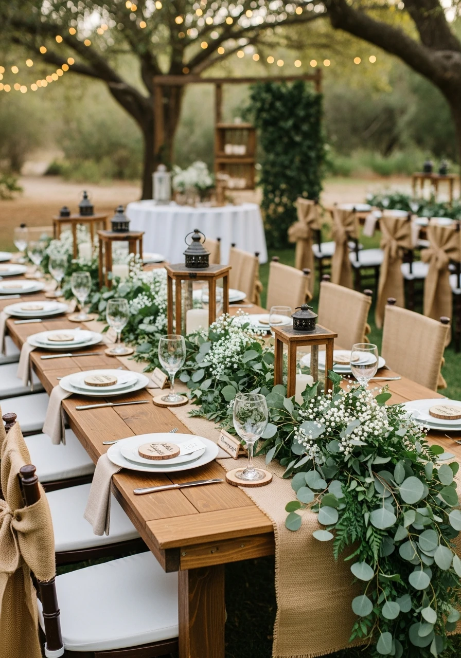 Simple Rustic Garden Look - 50 Best Garden Bridal Shower Ideas for the Perfect Party