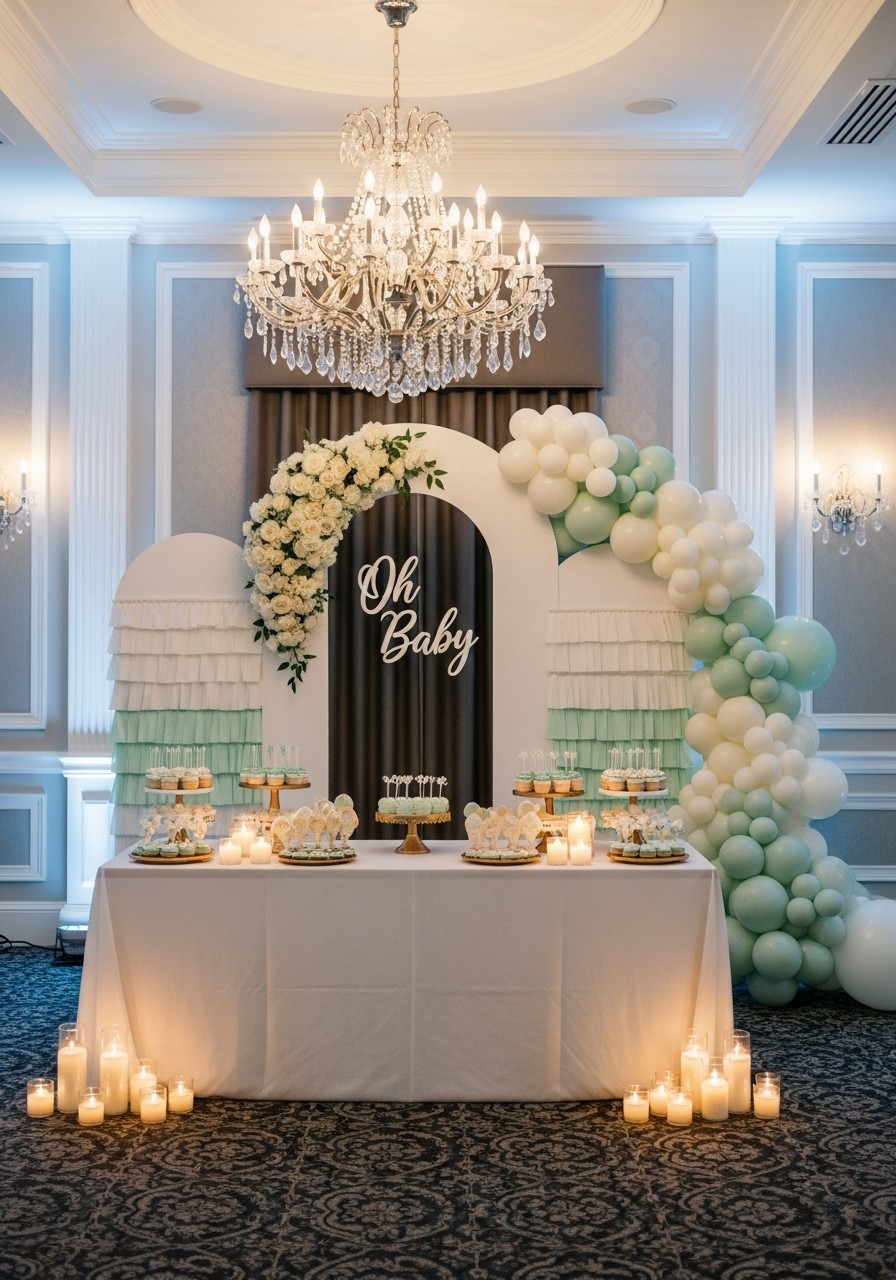 Elegant Lighting Design - 50 Luxury Baby Shower Ideas That Look Expensive