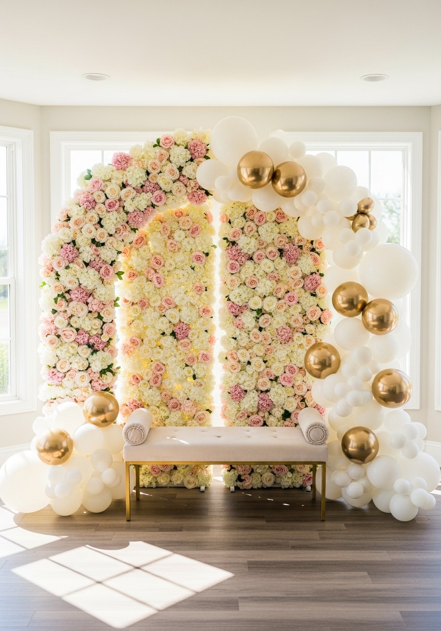 Luxury Photo Backdrop - 50 Luxury Baby Shower Ideas That Look Expensive