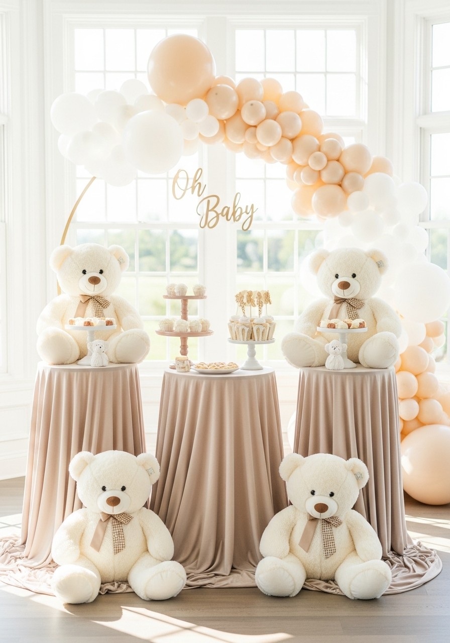 Luxury Teddy Bear Theme - 50 Luxury Baby Shower Ideas That Look Expensive